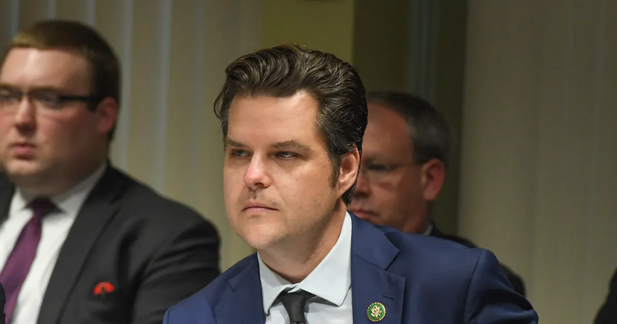 The House Ethics Committee Is Coming for Matt Gaetz The House Ethics Committee Is Coming for Matt Gaetz