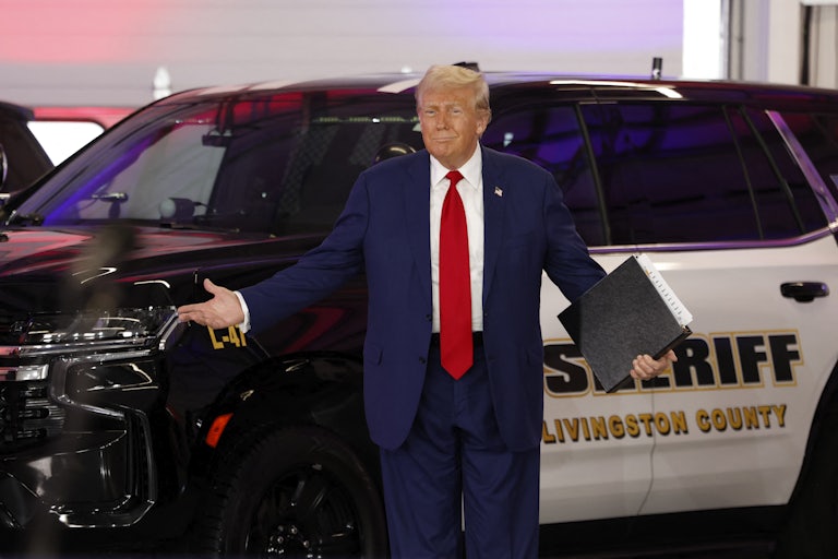 Trump at the Livingston County Sheriff's Office