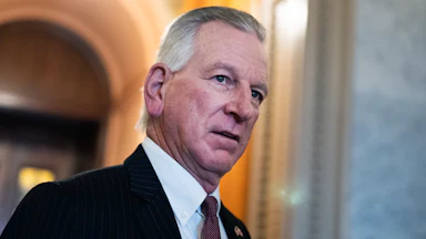 Senator Tommy Tuberville in the Capitol