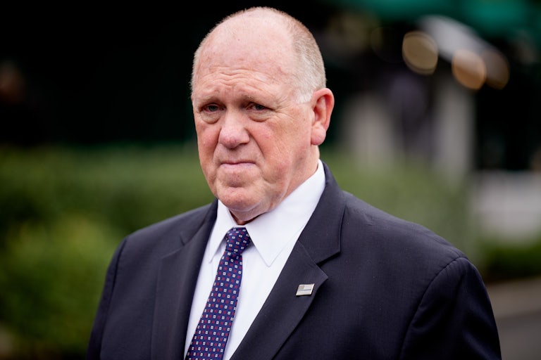 Trump border czar Tom Homan frowns
