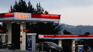 An Exxon Mobil gas station