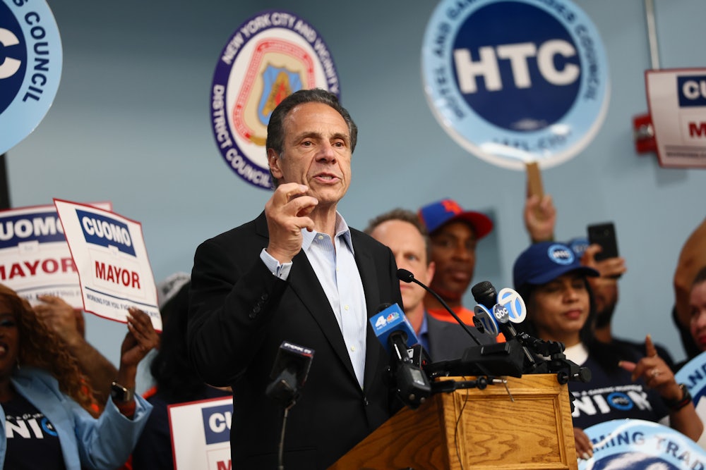 Andrew Cuomo spoke during a June 16 Get Out the Vote Rally at New York City’s Hotel & Gaming Trades Council building.