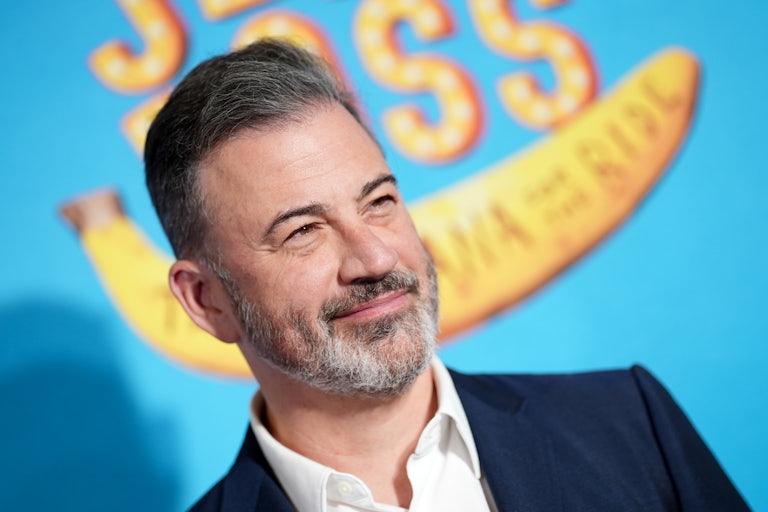 Jimmy Kimmel smiles during a premiere event
