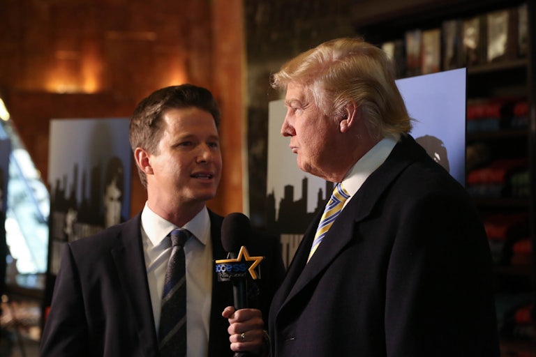Billy Bush of “Access Hollywood” interviews Trump