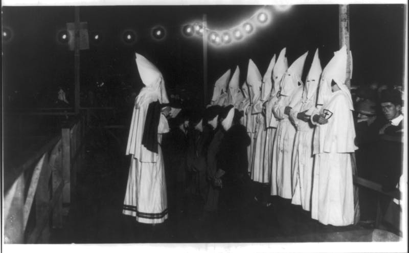 Original Ku Klux Klan Costume 1890's Costume, Found in house in