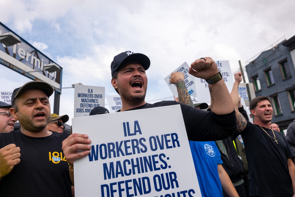 Striking workers at the Red Hook Container Terminal in Brooklyn began walking off the job on October 1, 2024. The strike of over 50,000 workers at ports along the East Coast and Texas comes after the contract between the ILA and the United States Maritime Alliance, or USMX expired.