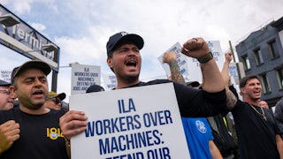 Striking workers at the Red Hook Container Terminal in Brooklyn began walking off the job on October 1, 2024. The strike of over 50,000 workers at ports along the East Coast and Texas comes after the contract between the ILA and the United States Maritime Alliance, or USMX expired.