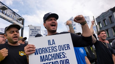 Striking workers at the Red Hook Container Terminal in Brooklyn began walking off the job on October 1, 2024. The strike of over 50,000 workers at ports along the East Coast and Texas comes after the contract between the ILA and the United States Maritime Alliance, or USMX expired.
