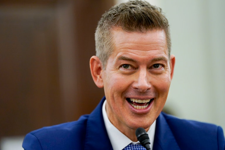 Transportation Secretary Sean Duffy speaks during his Senate confirmation hearing
