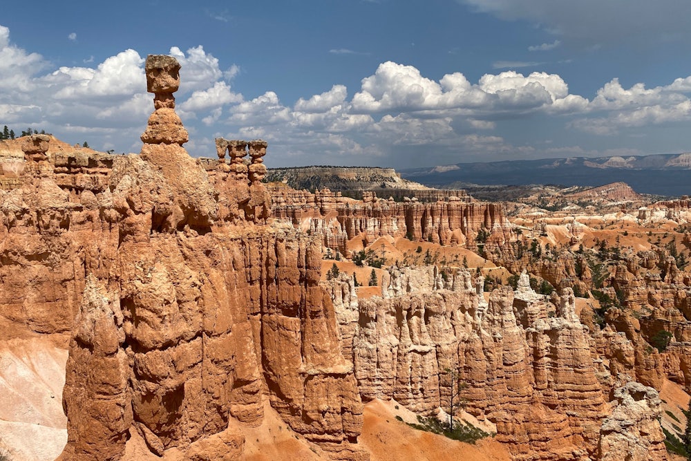 Striking vertical rock formations