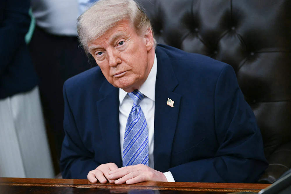 Donald Trump looks tired and defeated