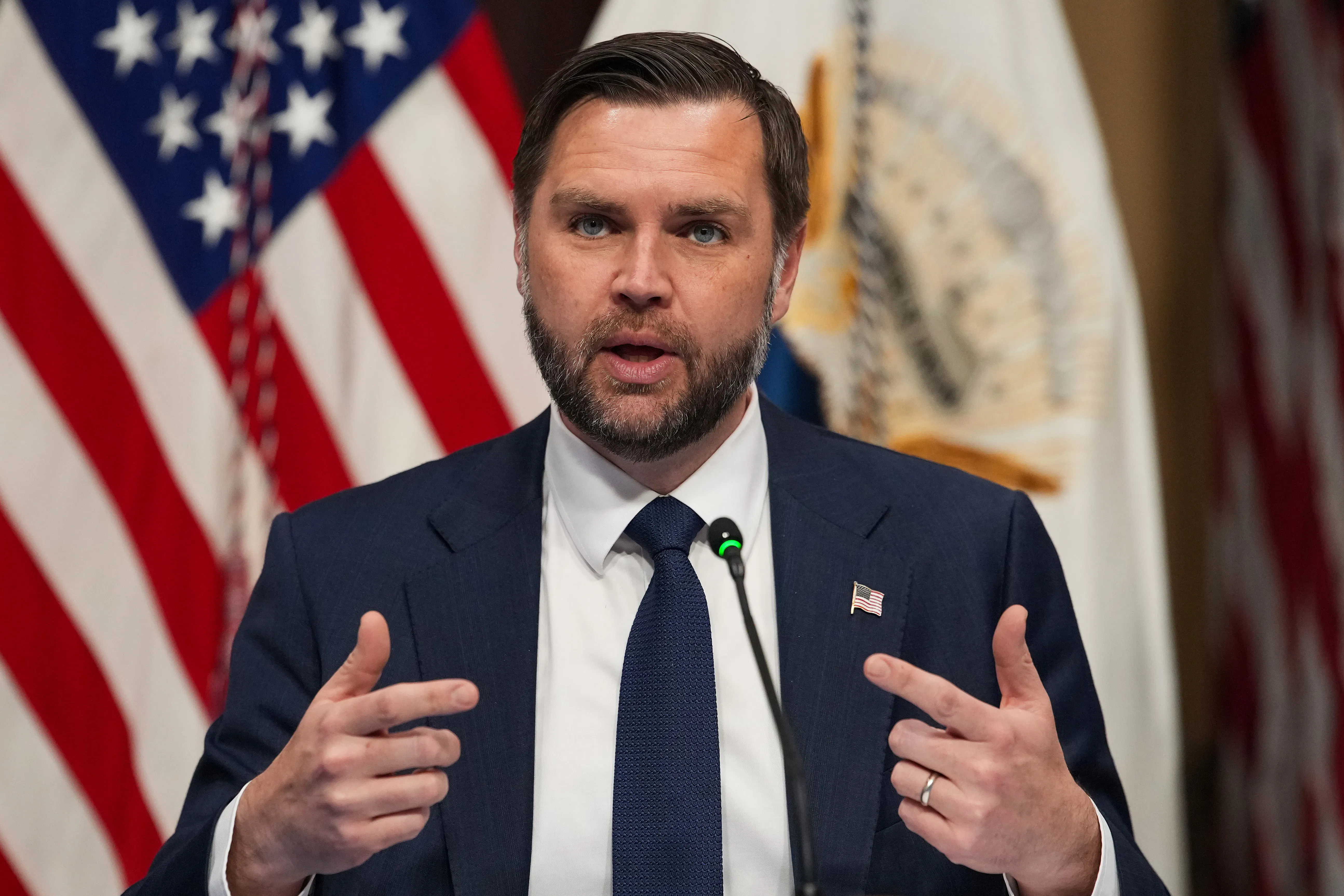 Vice President JD Vance speaking