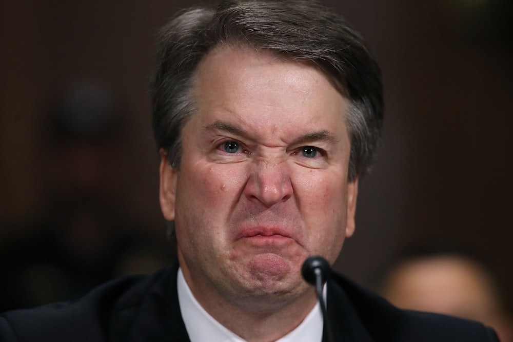 Sniveling Brett Kavanaugh