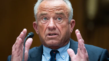HHS Secretary Robert F. Kennedy Jr., testifies during the Senate Health, Education, Labor and Pensions Committee hearing on April 22, 2026.