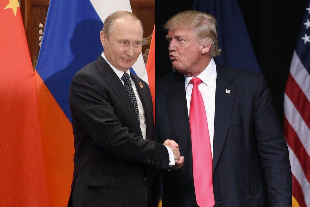 Image result for photo of putin and trump