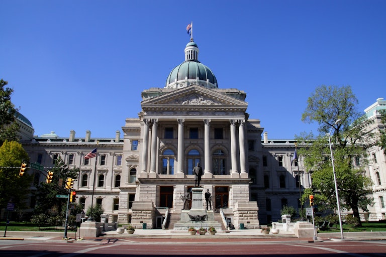 Indiana state Capitol building