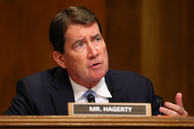 Senator Bill Hagerty speaks during a confirmation hearing