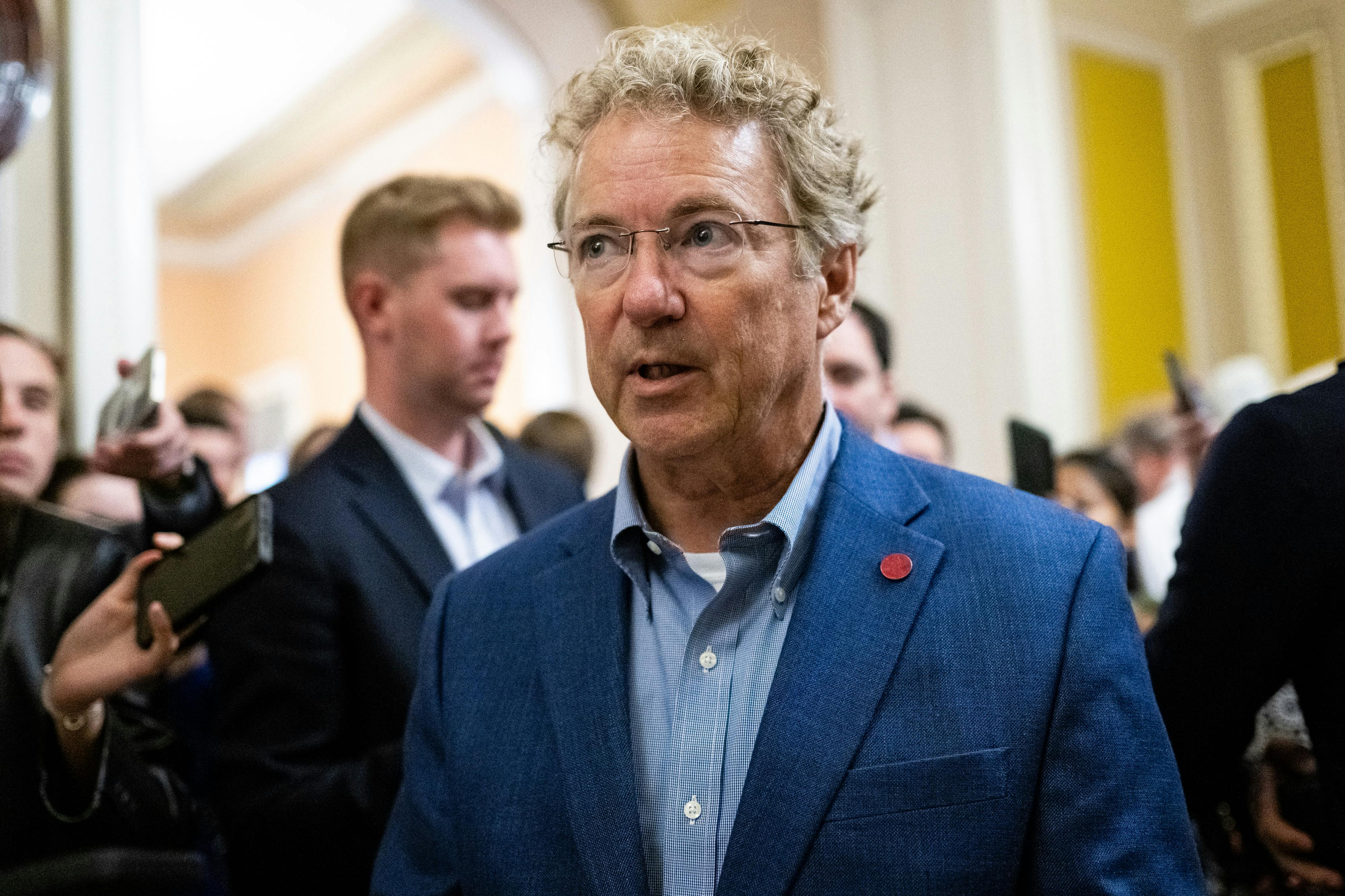 Senator Rand Paul in the Capitol.