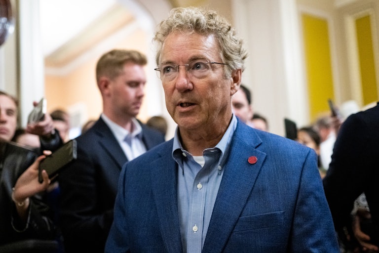 Senator Rand Paul in the Capitol.