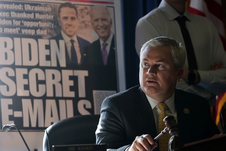 Republican Rep. James Comer during a hearing before the House Oversight and Accountability Committee