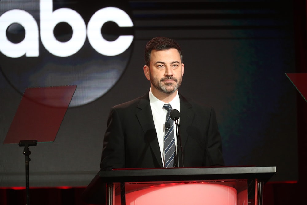 Jimmy Kimmel speaks during the ABC segment of the 2019 Winter Television Critics Association Press Tour.