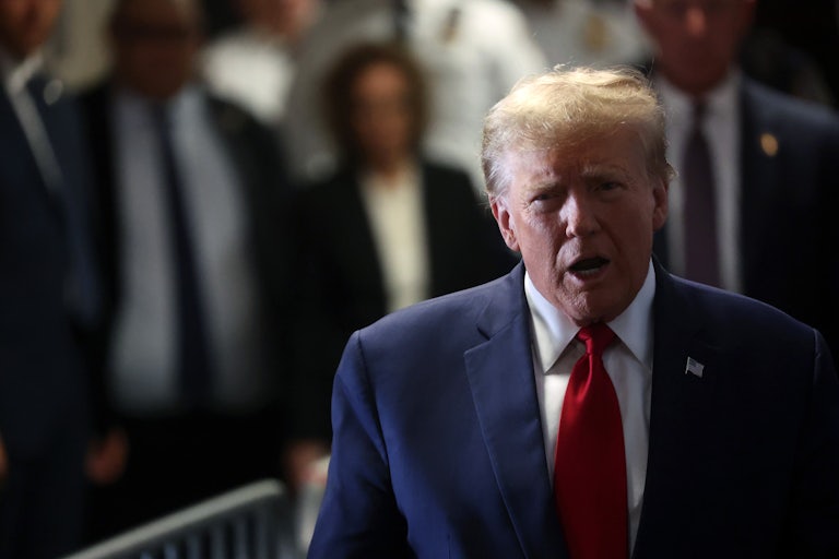 Donald Trump yelling