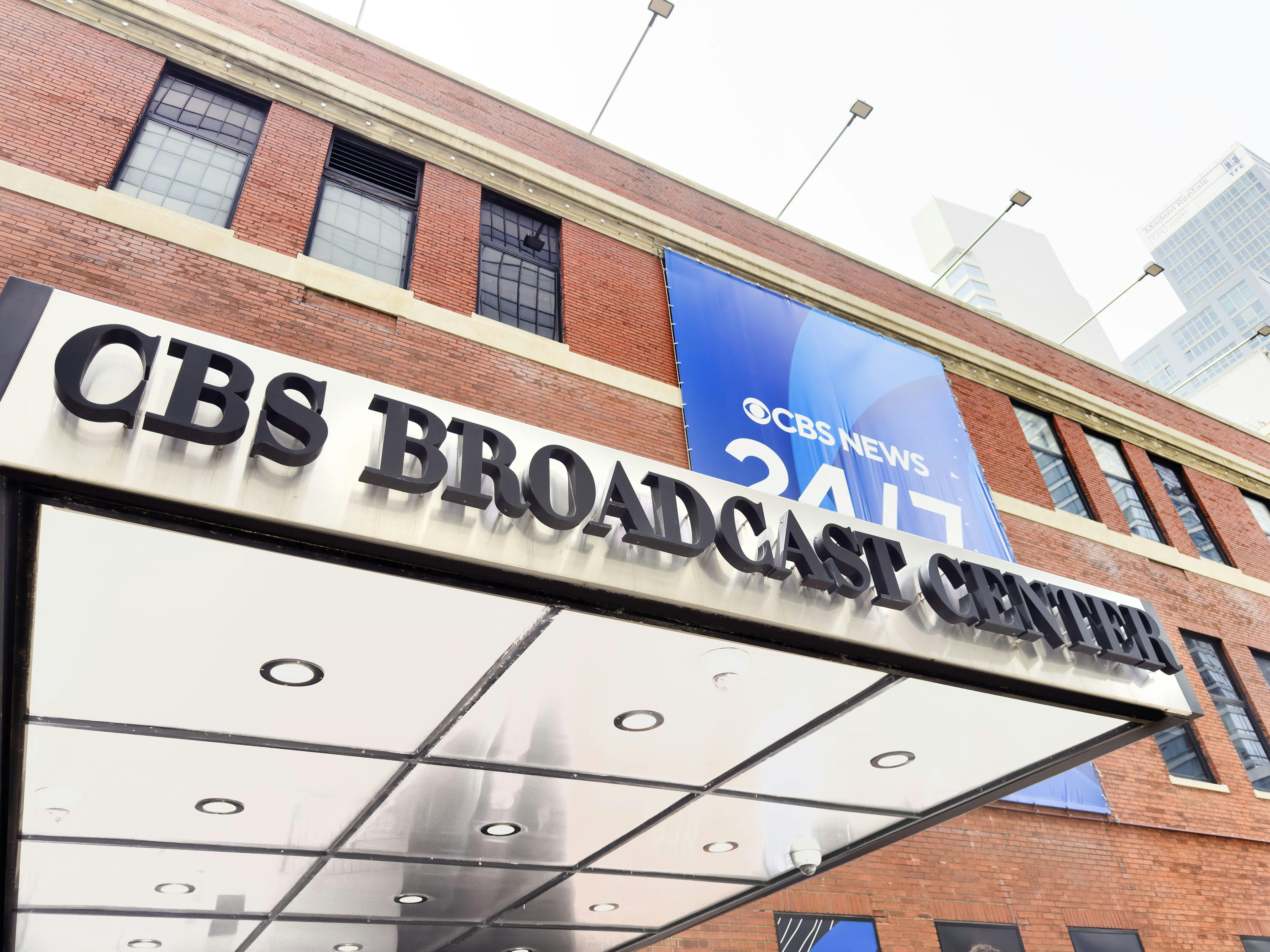 The CBS headquarters in New York City