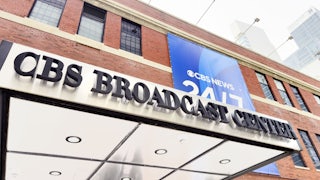 The CBS headquarters in New York City