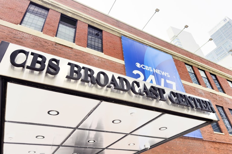 The CBS headquarters in New York City