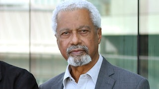 A close-up of 2021 Nobel Laureate Abdulrazak Gurnah