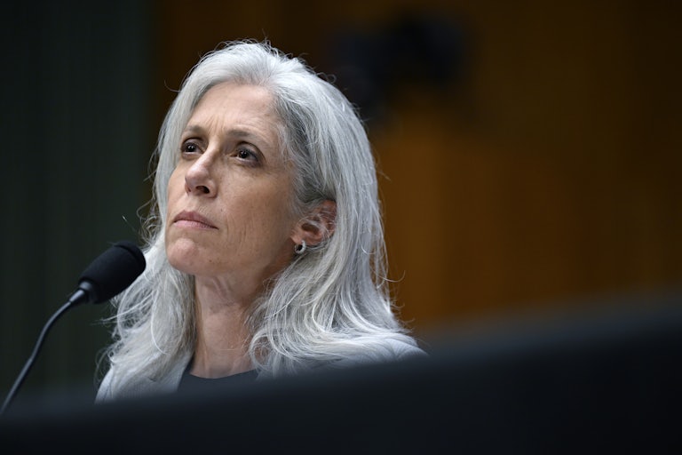 Susan Monarez takes part in a hearing on her nomination for director of the Centers for Disease Control and Prevention in June.