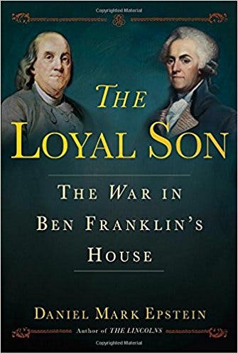 Benjamin Franklin and His Son, Divided by Independence