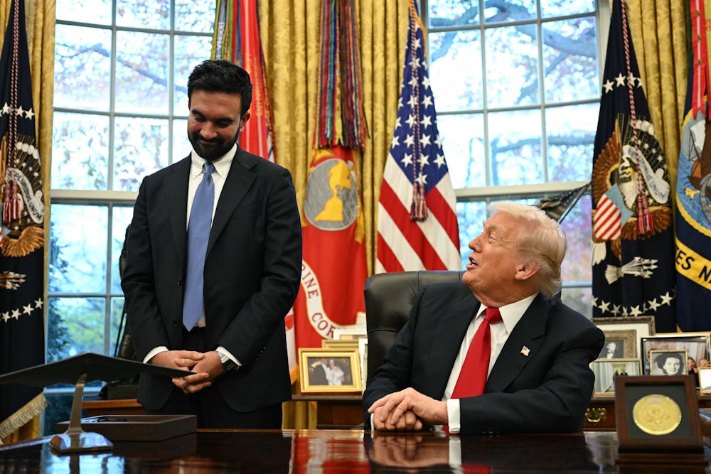 Mamdani and Trump meeting at the White House