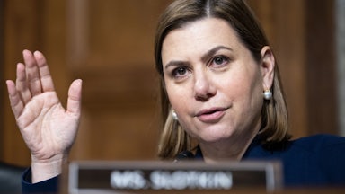 Senator Elissa Slotkin speaks in a congressional hearing.