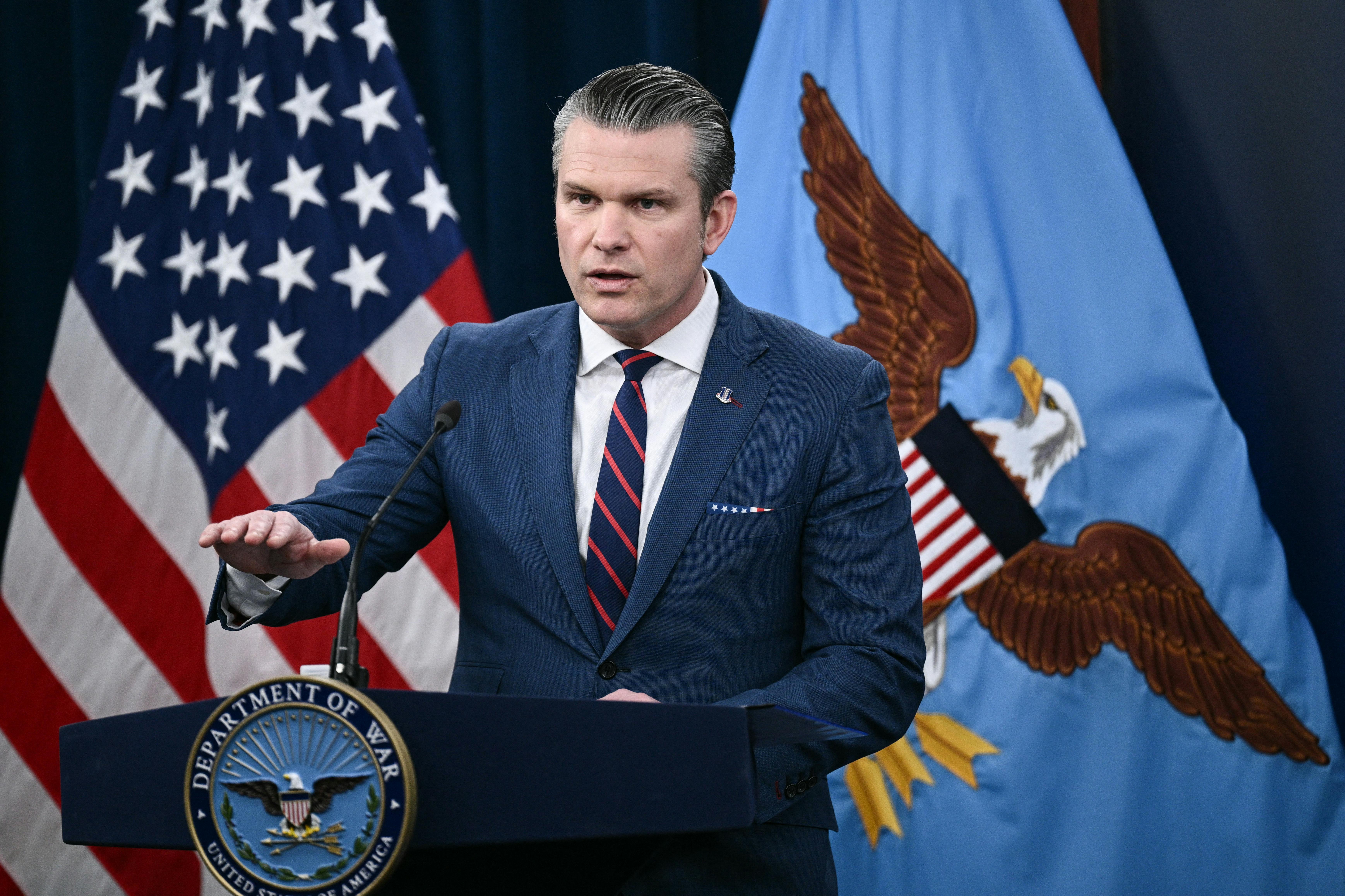 Defense Secretary Pete Hegseth