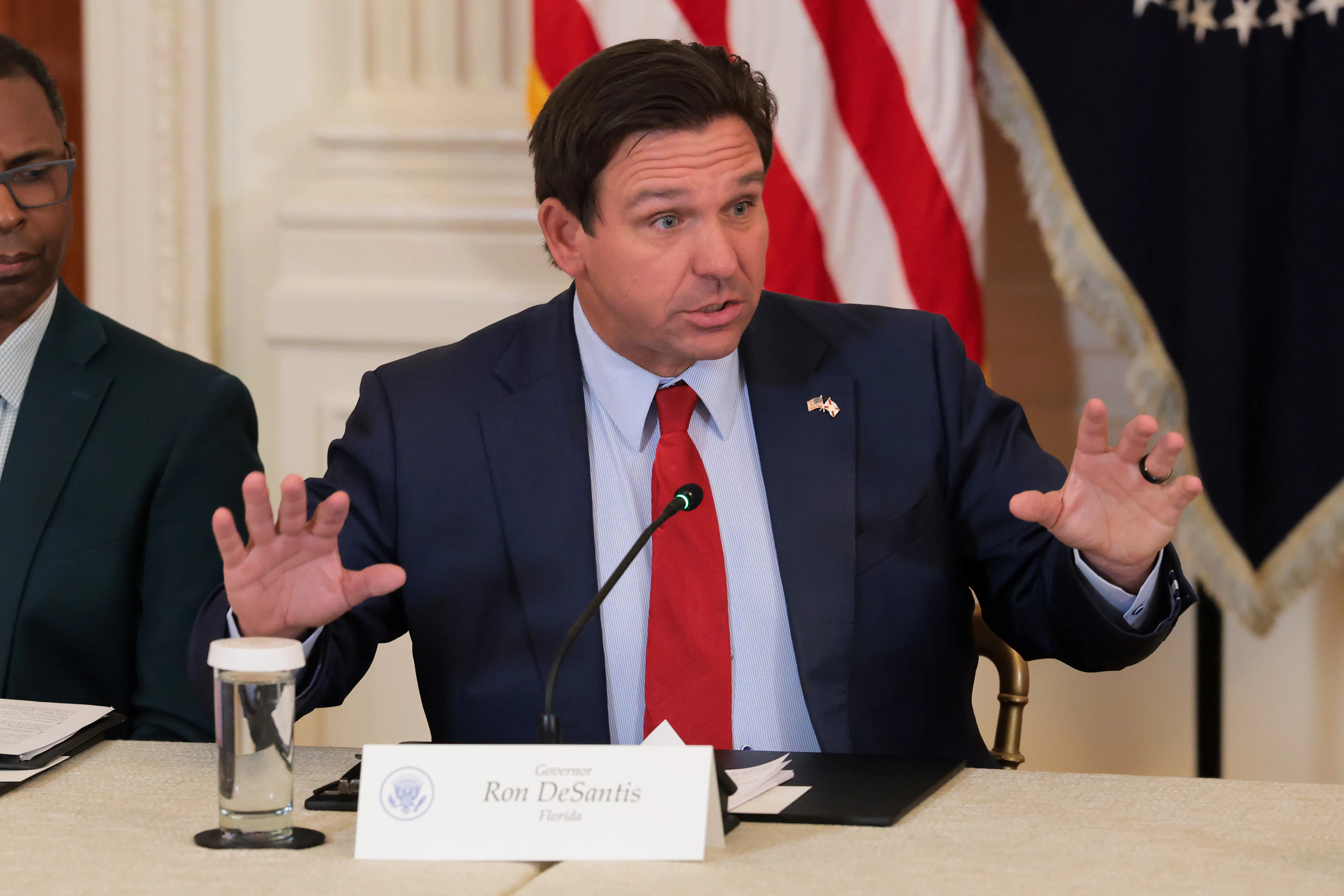 Ron DeSantis at an event in Washington 