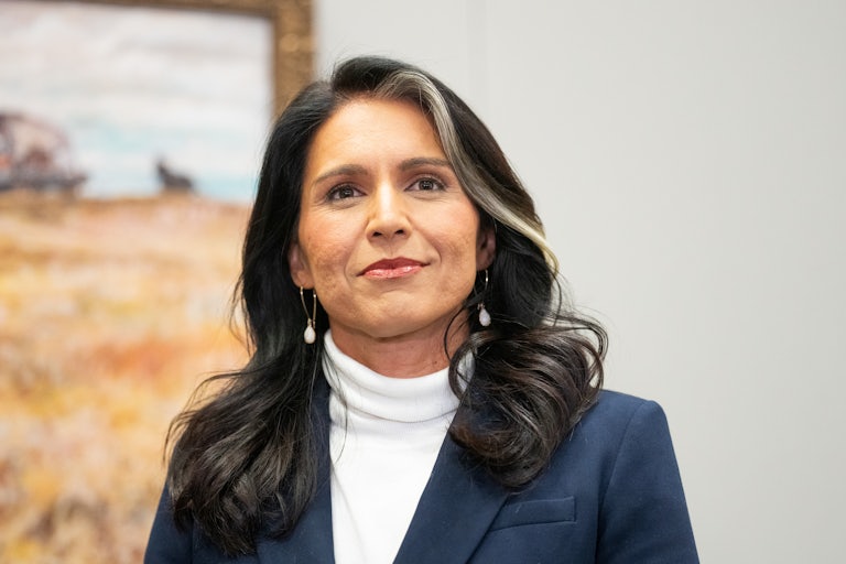 Tulsi Gabbard smiles