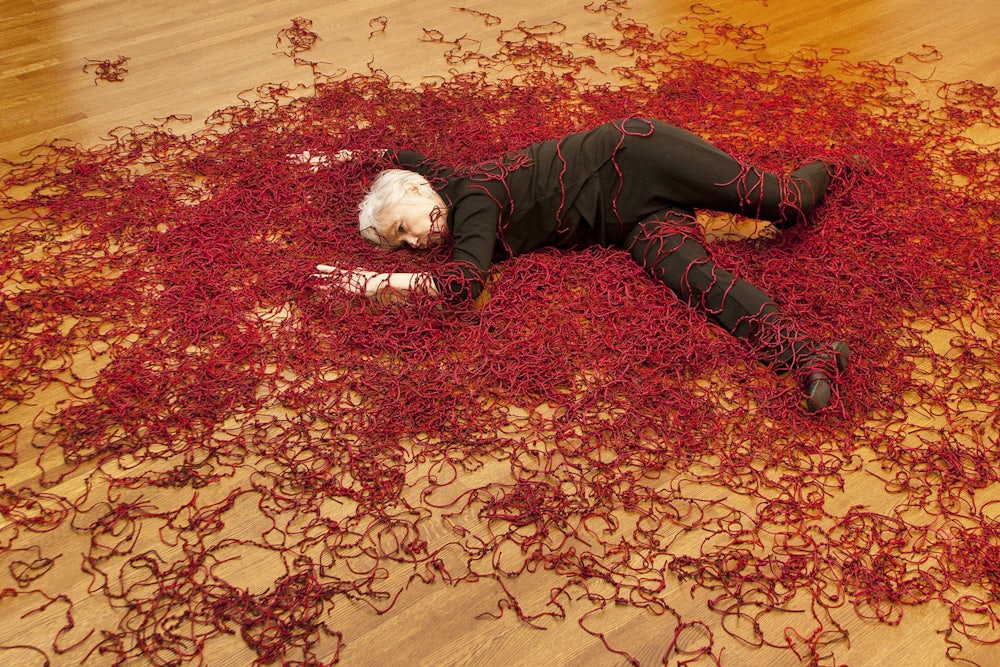 ARTWORK BY LUZENE HILL, RETRACING THE TRACE (2015)