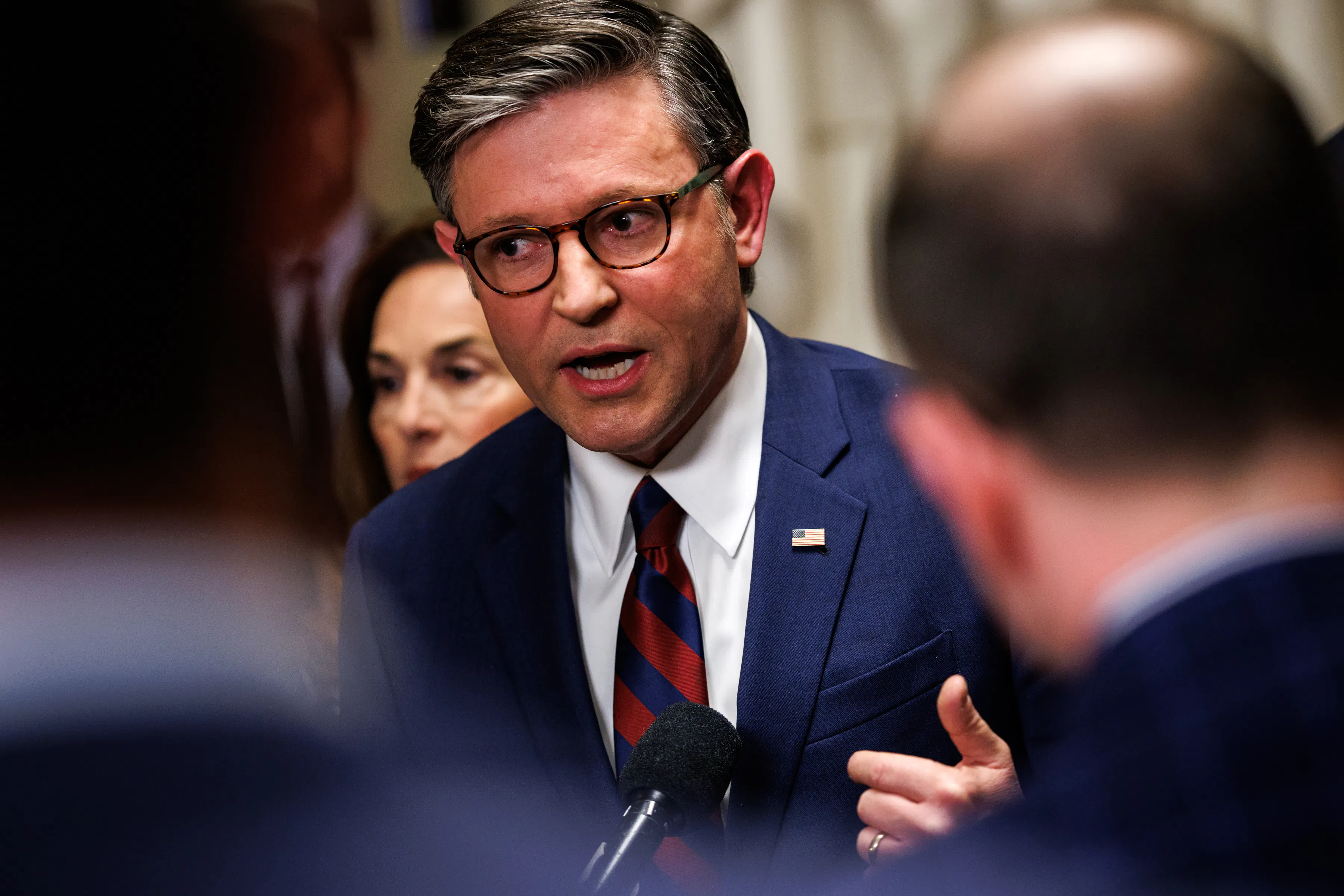 House Speaker Mike Johnson speaking