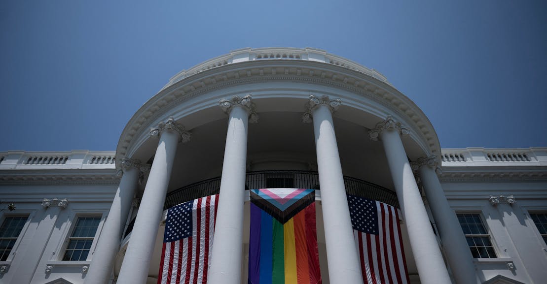 Why Conservatives Are Losing Their Minds Over Biden’s Pride Flag—and Ignoring Pro-DeSantis Neo-Nazis Why Conservatives Are Losing Their Minds Over Biden’s Pride Flag—and Ignoring Pro-DeSantis Neo-Nazis