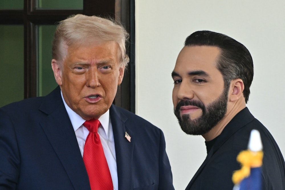 Trump and El Salvador President Nayib Bukele at the White House