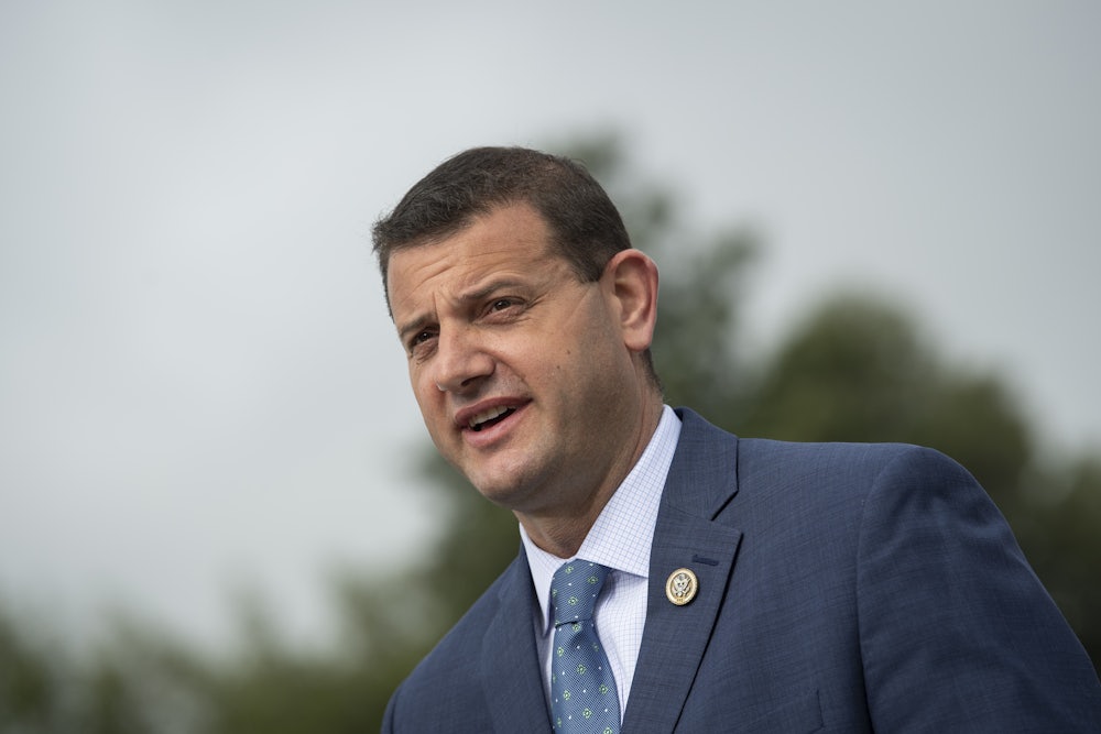 U.S. Representative David Valadao of California speaks at a news conference