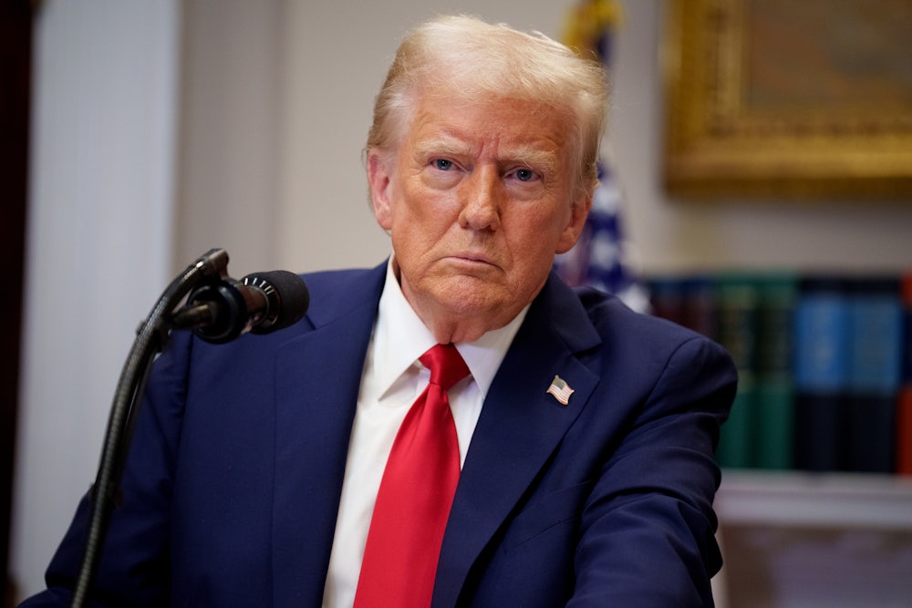 Donald Trump in the Oval Office