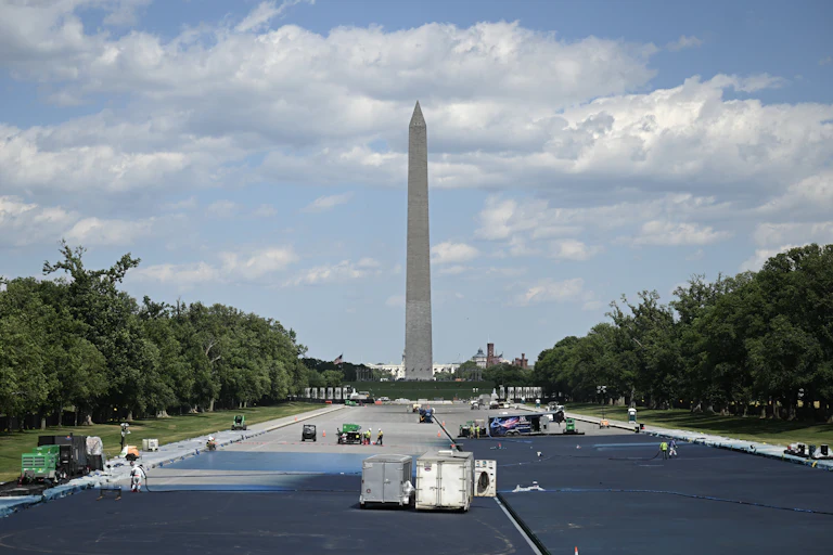Washington Monument and reflecting pool renovation