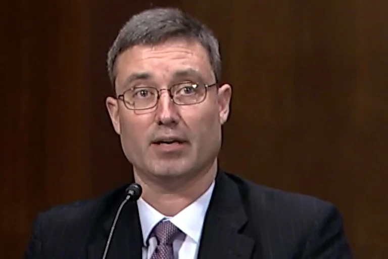 U.S. District Judge Brian Murphy speaking