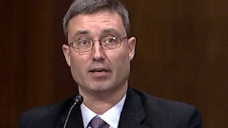 U.S. District Judge Brian Murphy speaking