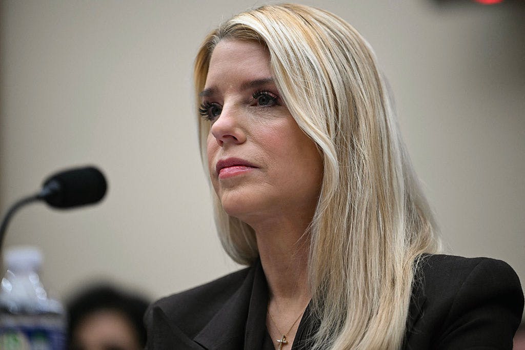 Attorney General Pam Bondi testifies in Congress.