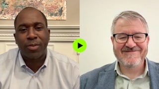 Screenshot from video interview