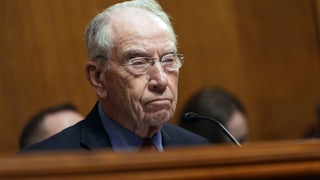 Senator Chuck Grassley in a congressional hearing