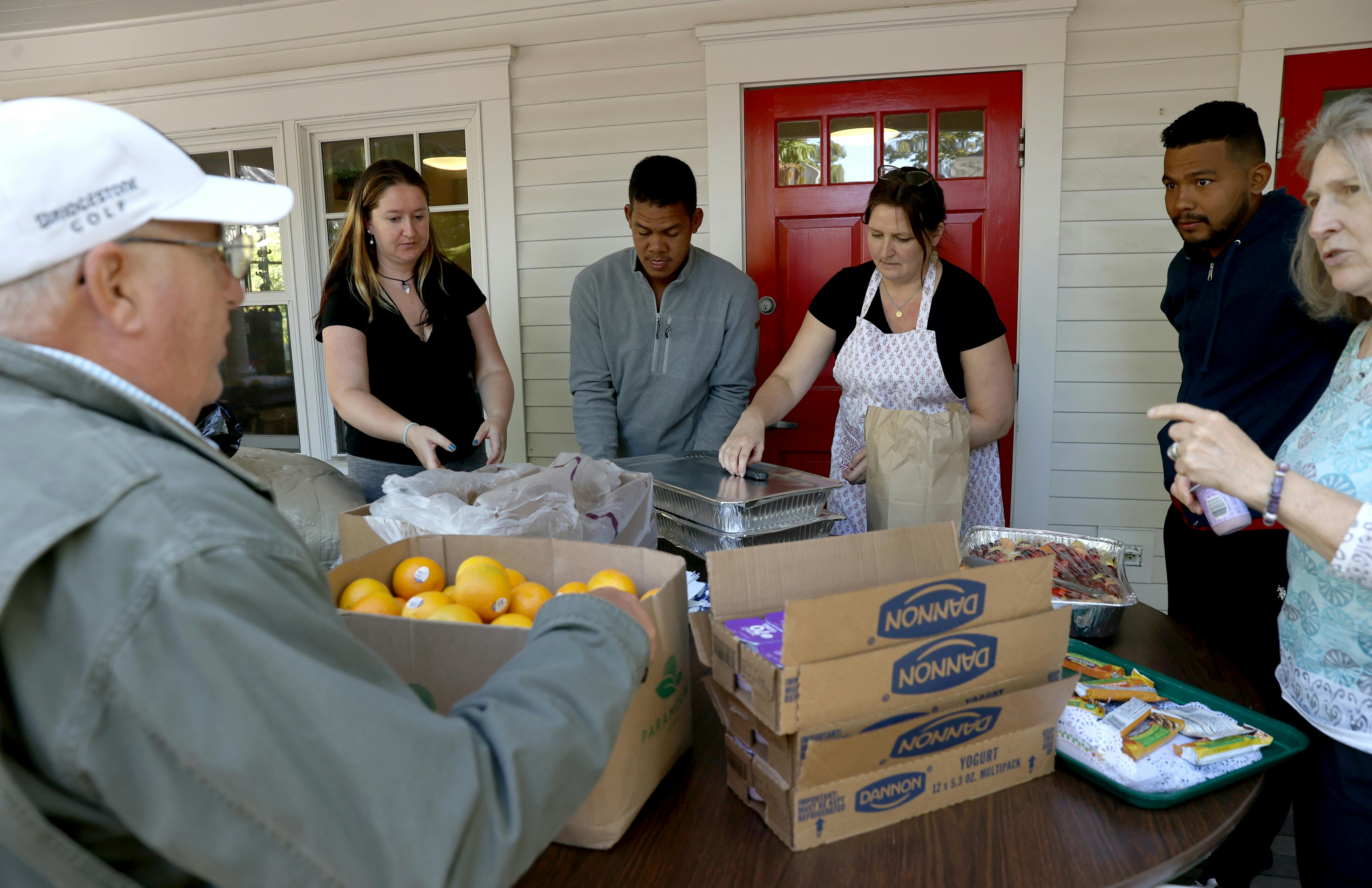 Volunteers on Martha's Vineyard set up shop to help Venezuelan migrants sent to the island under false pretenses.